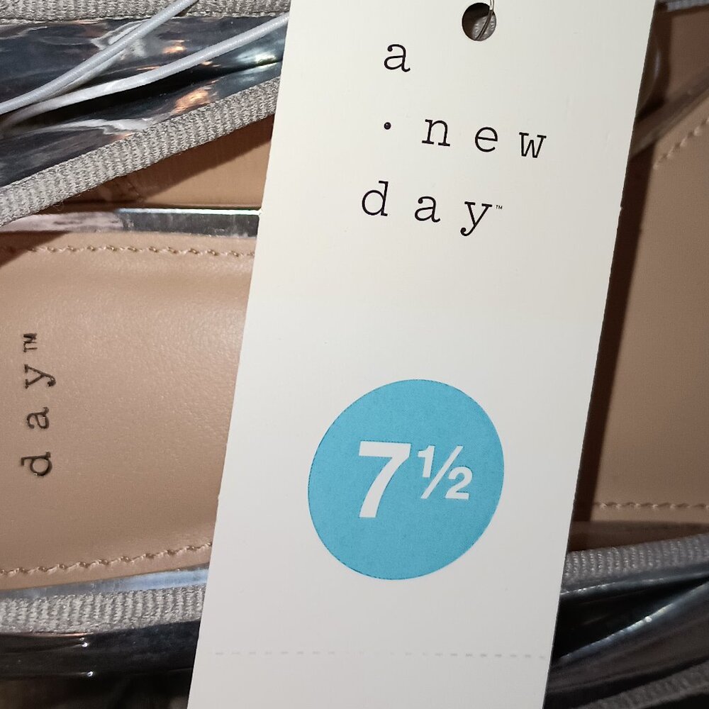 NEW A New Day™ Women's Joy Ballet Pumps Silver - Picture 8 of 12